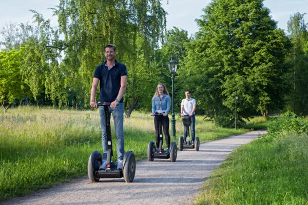 Fahrer bei einer Segway-Tour