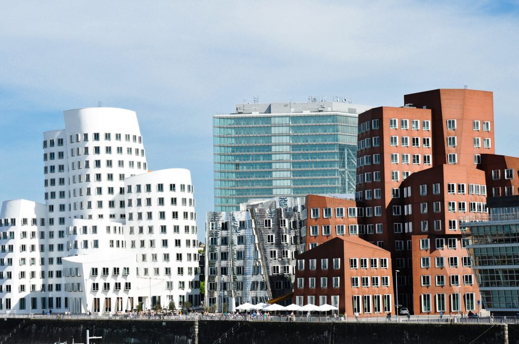 Gebäude am Medienhafen Düsseldorf