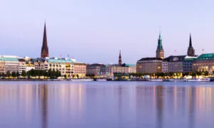 Ansicht von Hamburg
