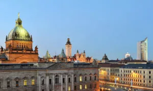 Ansicht von Leipzig